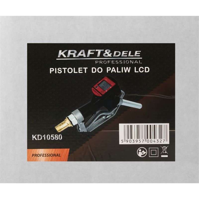 Pistolet/nalewak do paliwa LCD KD10580