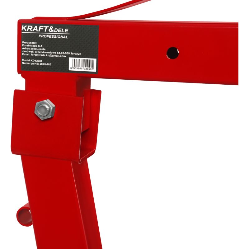 Podnośnik Żuraw hydrauliczny HDS 1000kg KD12684