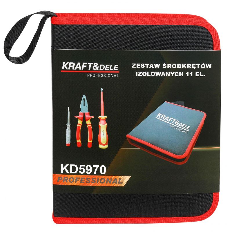 Zestaw narzędzi izolowanych 11 elementów KD5970