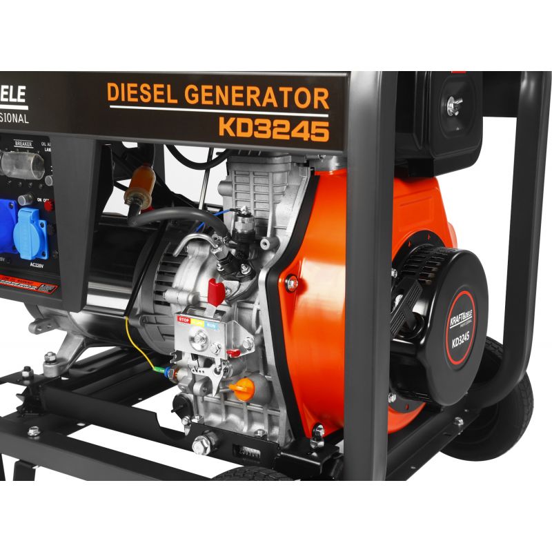 Dieselová elektrocentrála 8kW 230V 32A 400V KD3245