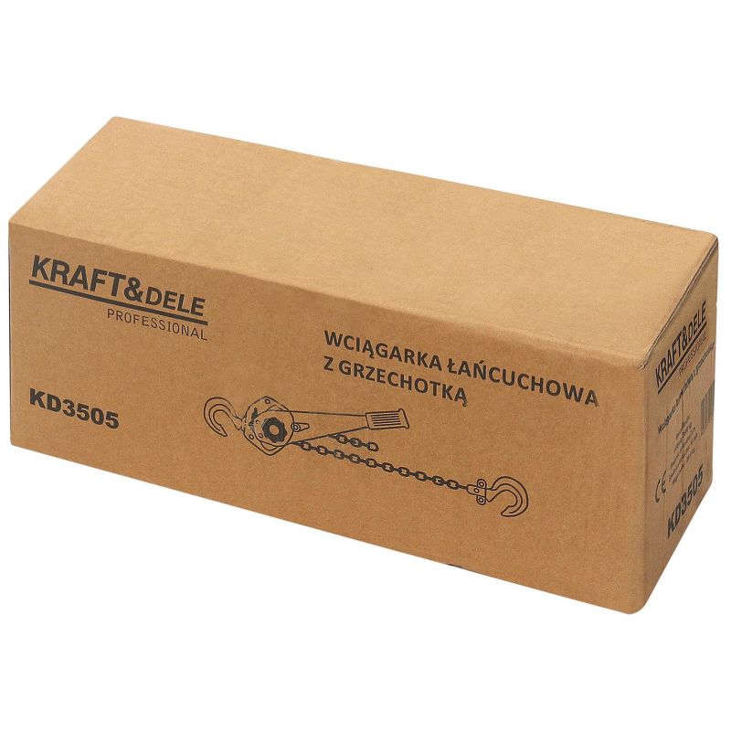 Wciągarka ręczna z grzechotką 3m 3t KD3505