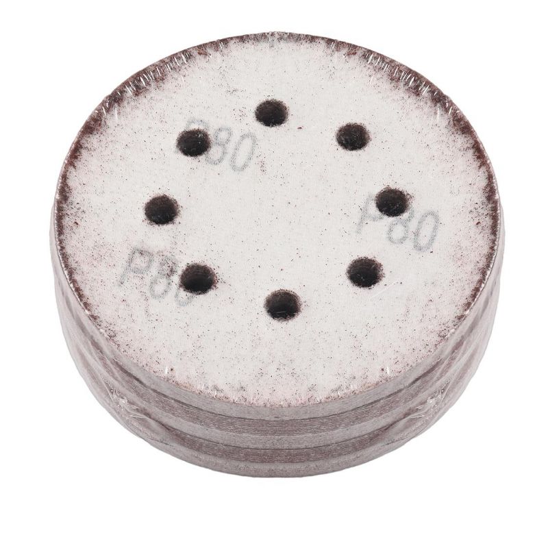 Papier ścierny 50szt. krążek 125mm P80 na rzep KD11809