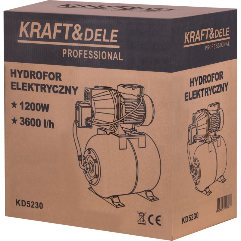 Hydrofor 1200W 3600L/H zbiornik 24L KD5230
