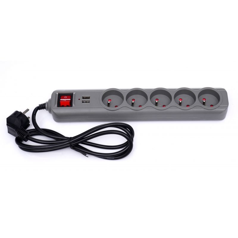 Przedłużacz z gniazdami USB 3m KD4034