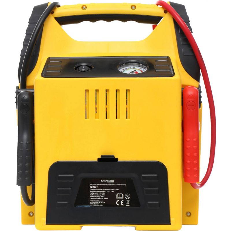 Jump starter 5W1 - urządzenie wielofunkcyjne - rozruch, kompresor, latarka KD1921