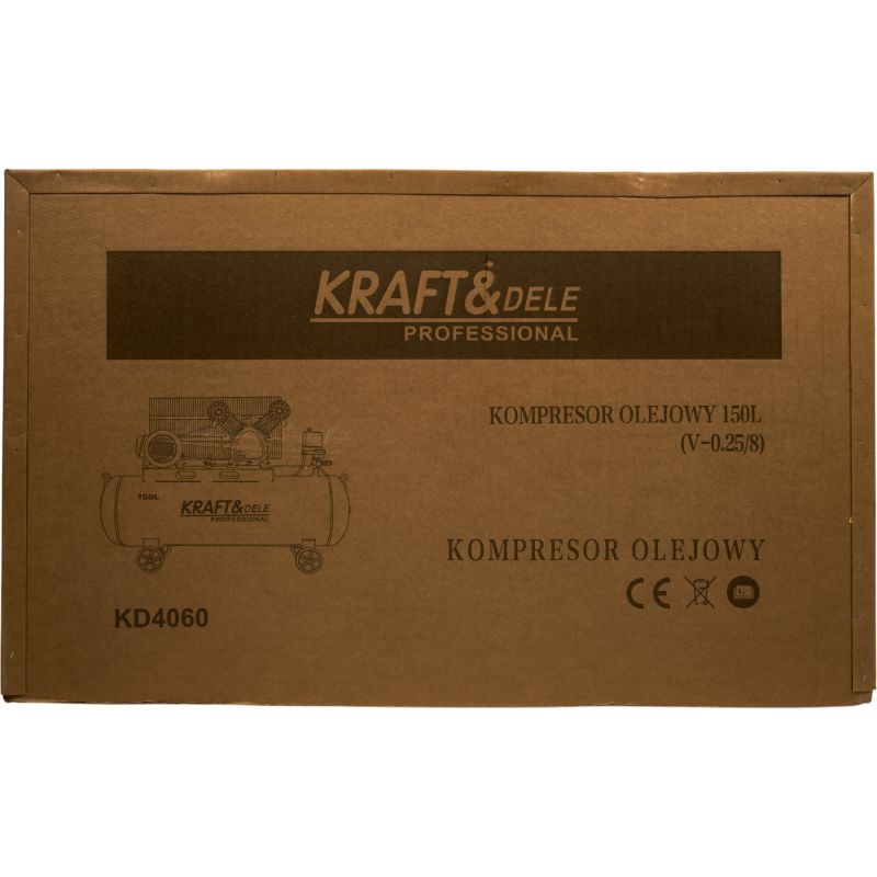 Olejový kompresor 150L 2 valce KD4060