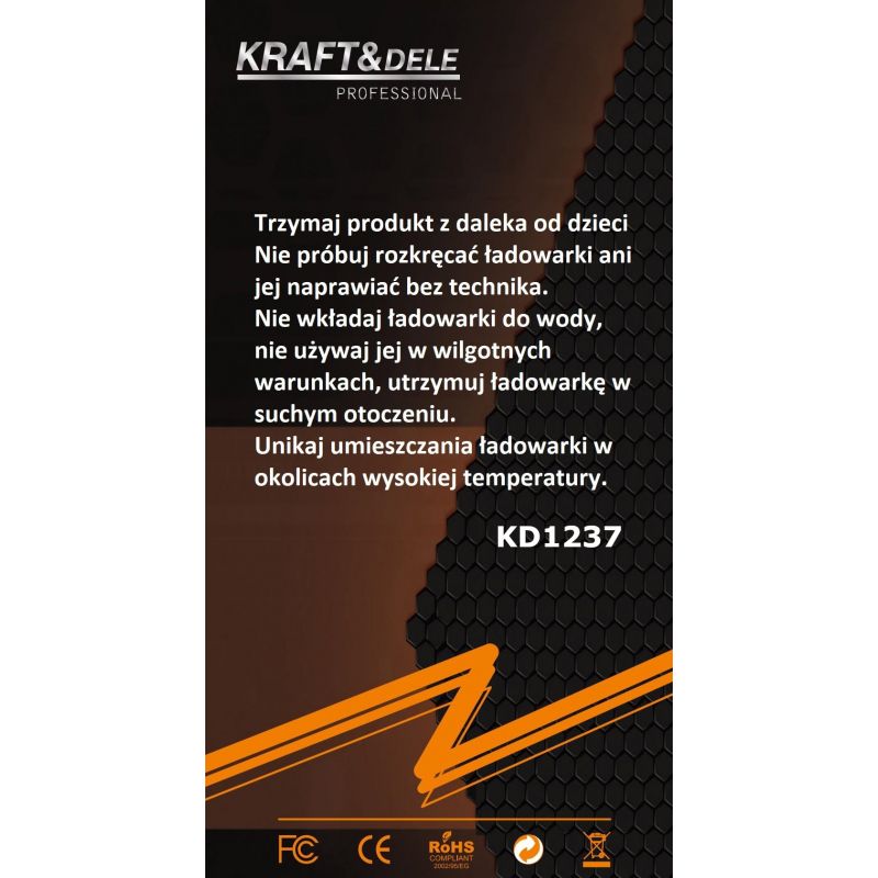 Ładowarka sieciowa QUICK CHARGE 3.0 KD1237