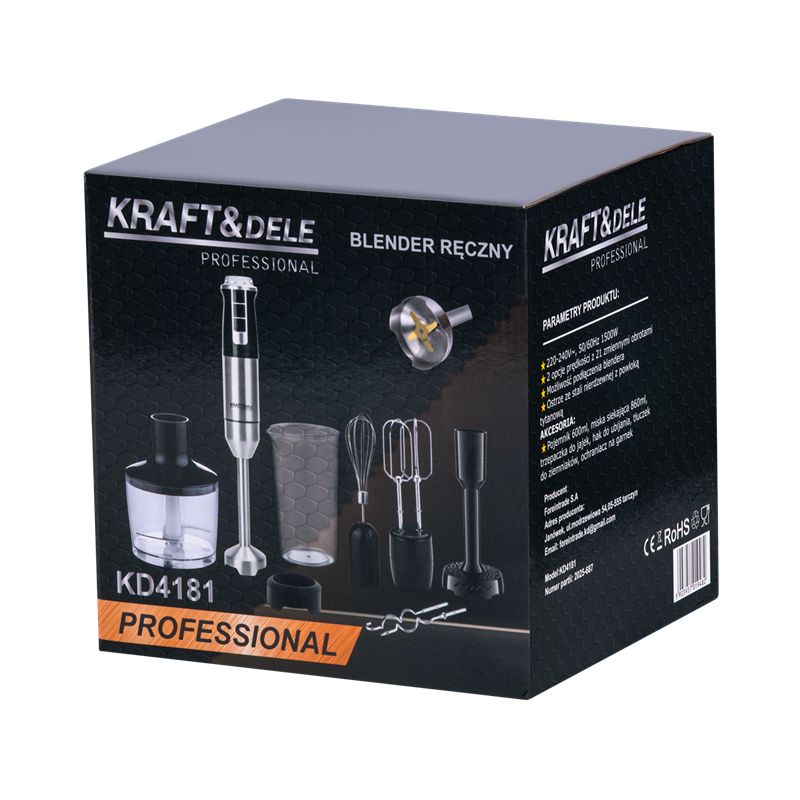 Mixér 1500W + príslušenstvo KD4181