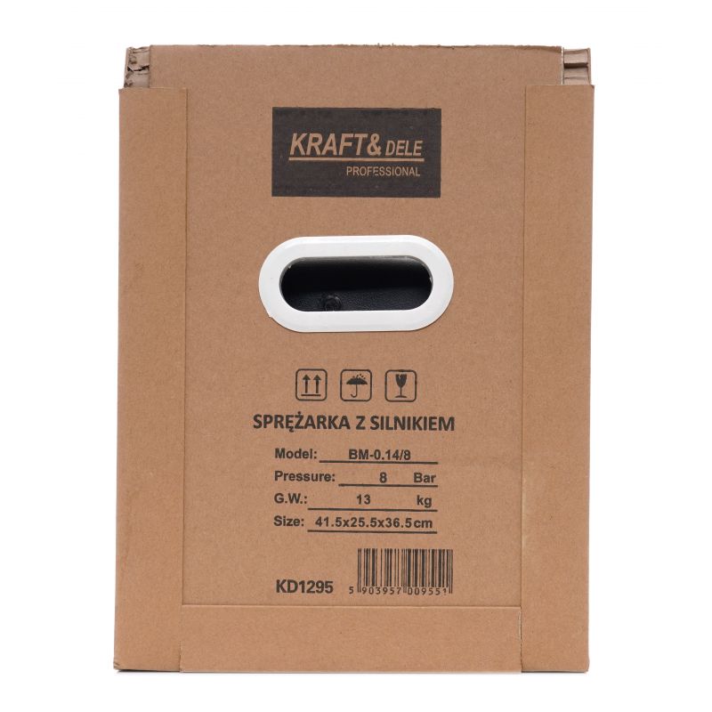 Vzduchový kompresor s elektrickým motorom, prietok 265 l/min, model KD1295