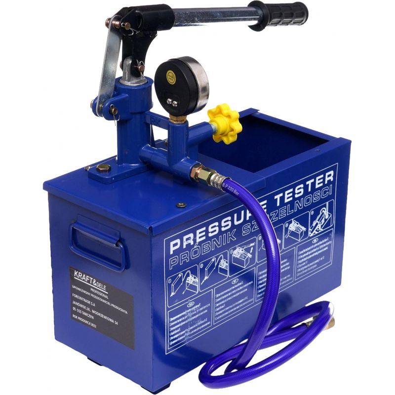 Pompa kontrolna do prób ciśnieniowych 0-40kg / 30ml / 12L KD10479