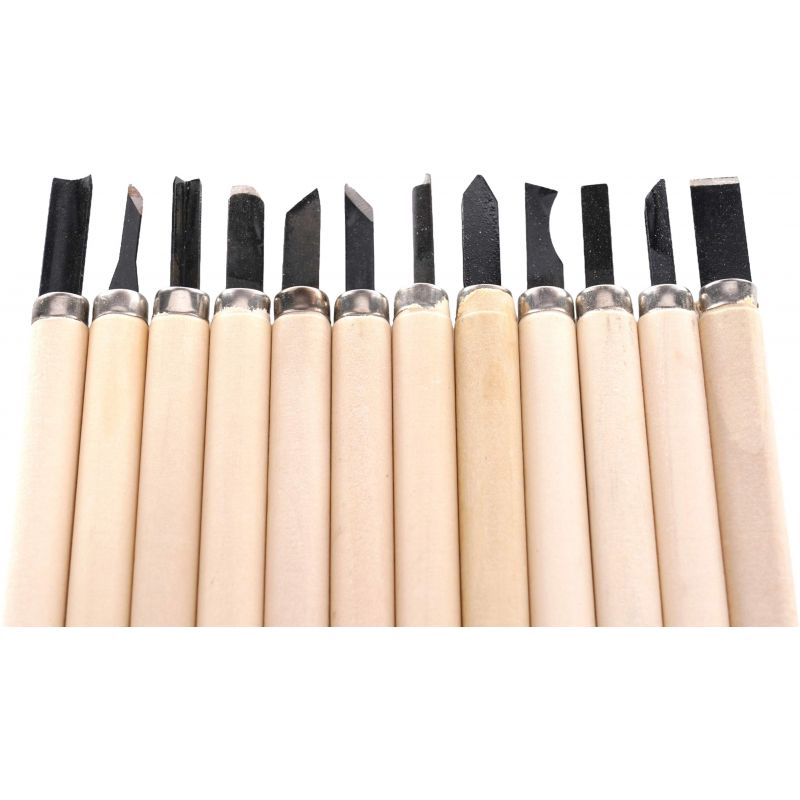 Sada 12 rezbárskych dlát. KD11774