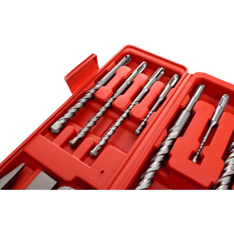 Zestaw 9 wierteł S4 + 3 dłuta SDS+ KD10206