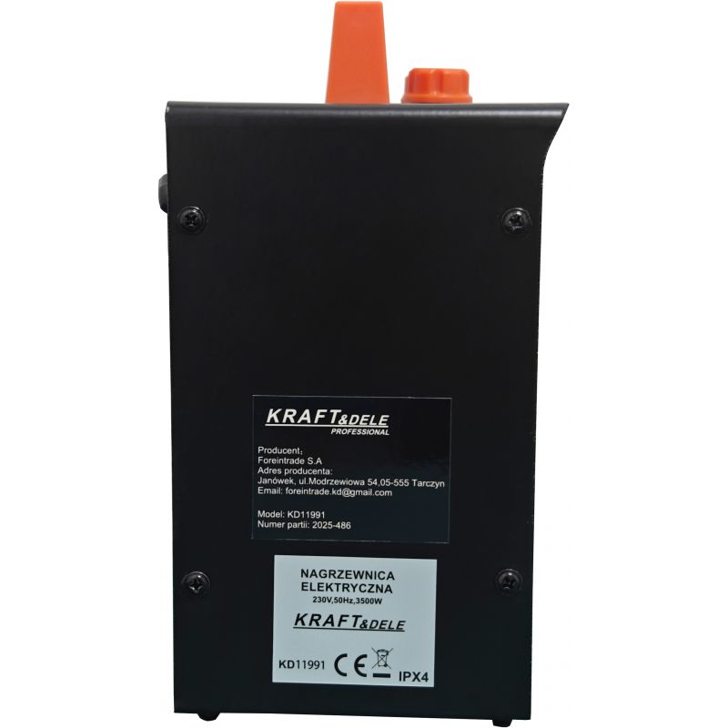 Elektrický ohrievač 3500 W, model KD11991