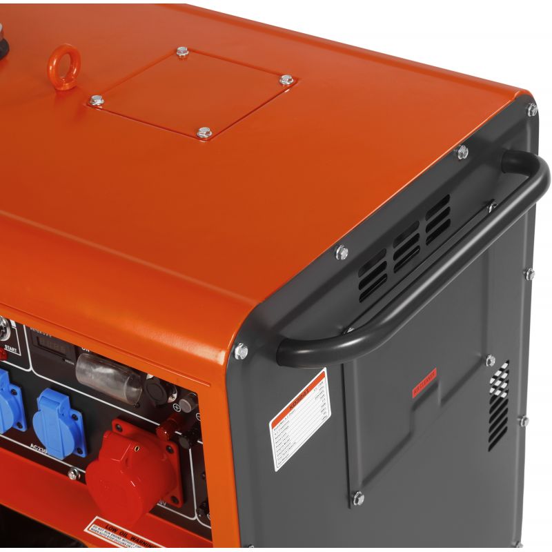 Agregat Prądotwórczy 230V 400V 7kW 16KM Diesel + ATS KD3241