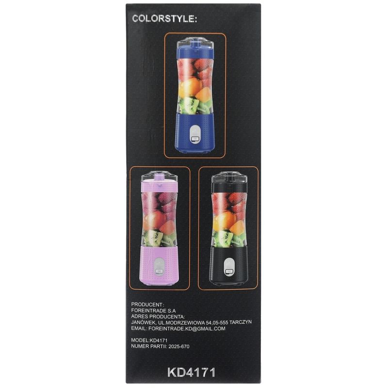 Nabíjací mixér USB-C 380ml / 2x3000mAh KD4171