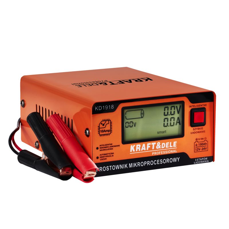 Prostownik mikroprocesorowy 10AMP 12/24V