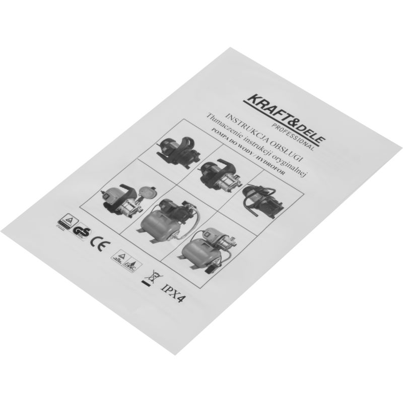 Pompa do wody ogrodowa 1500W 3700L/h KD5274