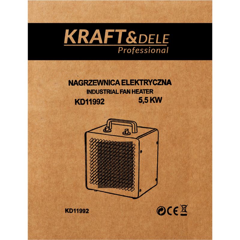 Elektrický ohrievač 5500 W, model KD11992