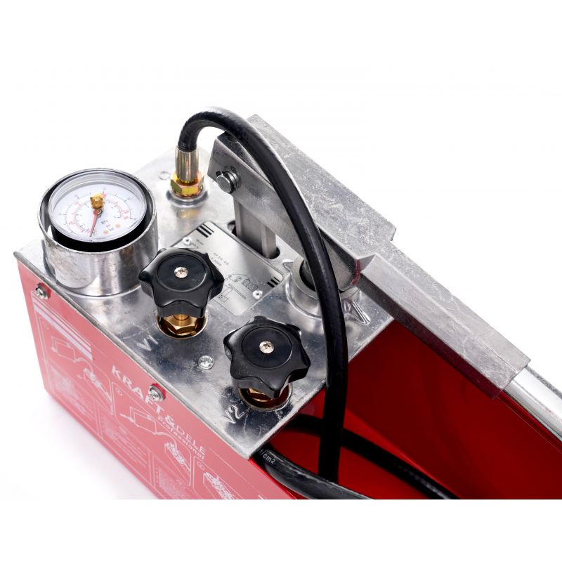 Pompa kontrolna do prób ciśnieniowych 0-50kg / 45ml / 12L KD10478