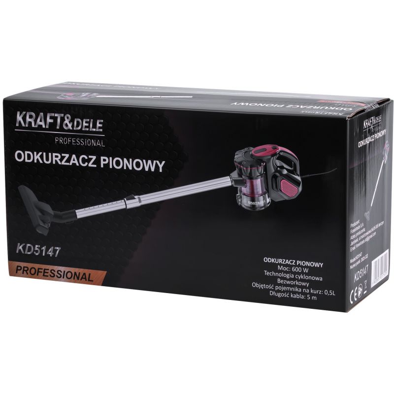 Vertikálny vysávač 600W 0,5L KD5147