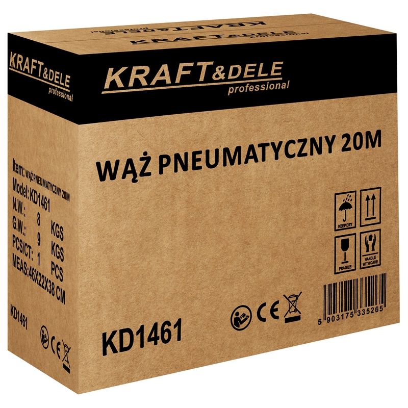 Vzduchový navíjací had 20 m, model KD1461