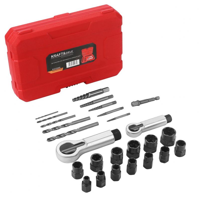 Wykrętaki do serwanych śrub 26 el. KD5988