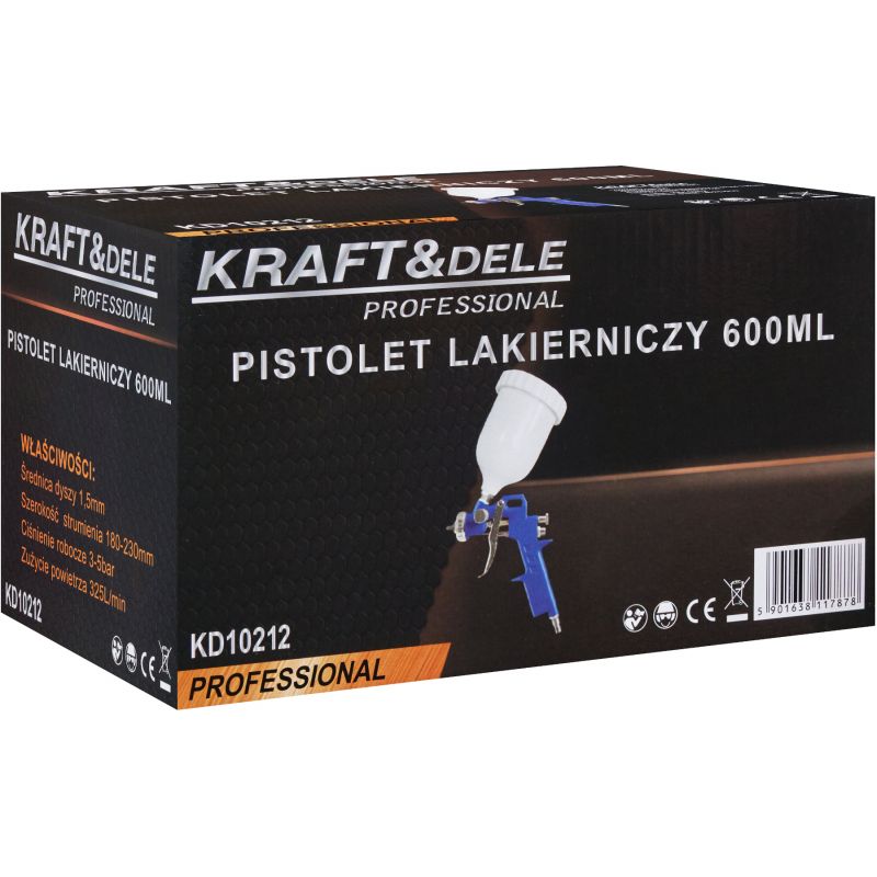 Pistolet lakierniczy 600ml KD10212