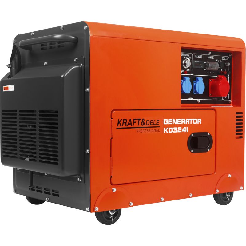 Agregat Prądotwórczy 230V 400V 7kW 16KM Diesel + ATS KD3241