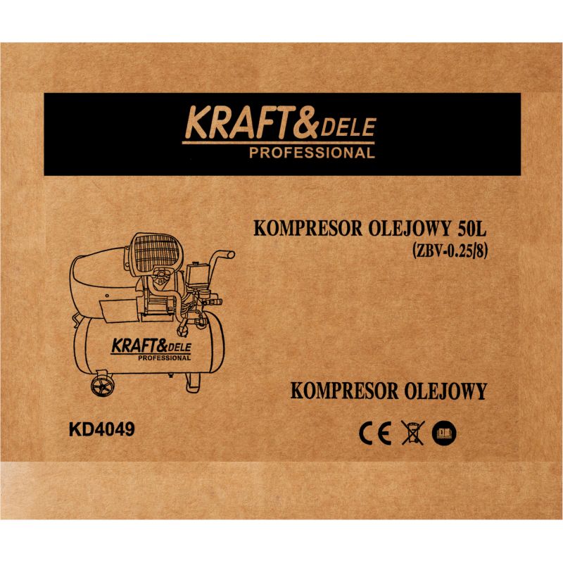Kompresor olejowy 50L 3,5kW KD4049