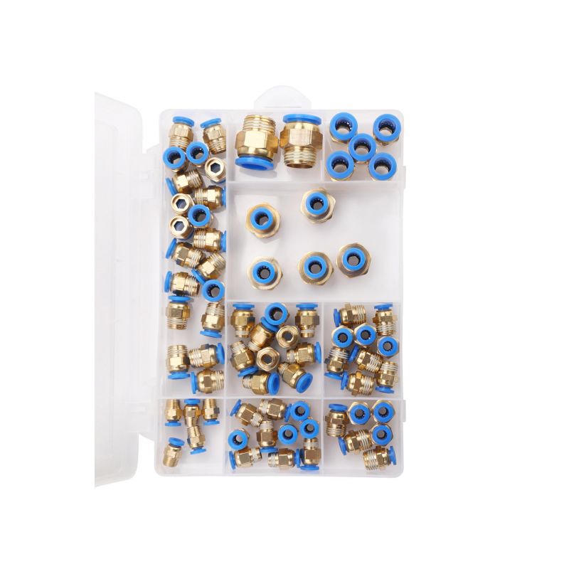 Rýchloupinacie pneumatické spojky, 72 kusov, KD5853