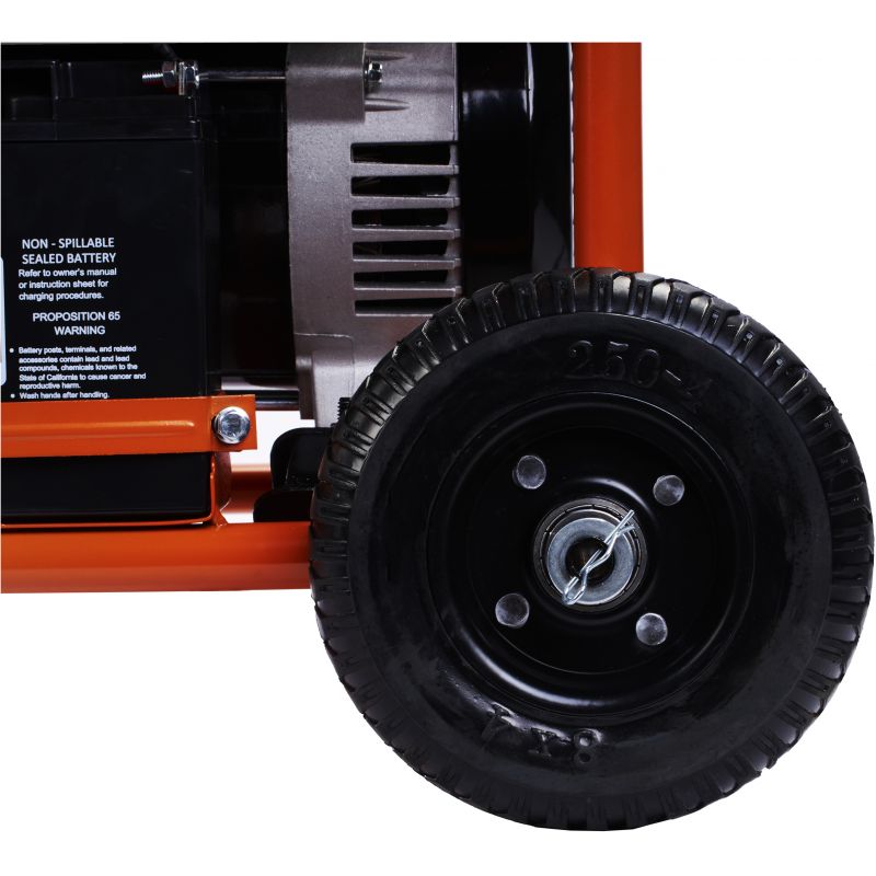 Generátor produkuje 7500 W, 230/400 V, model KD147