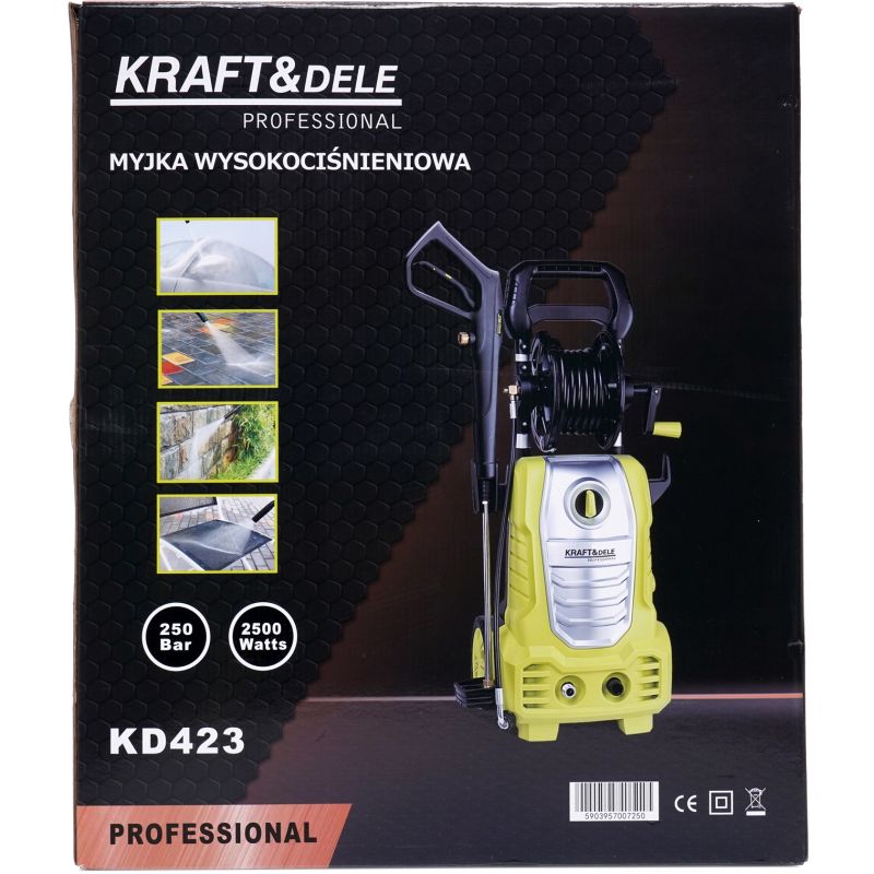 Myjka wysokociśnieniowa z pompą zasysającą 280bar 3000W KD423