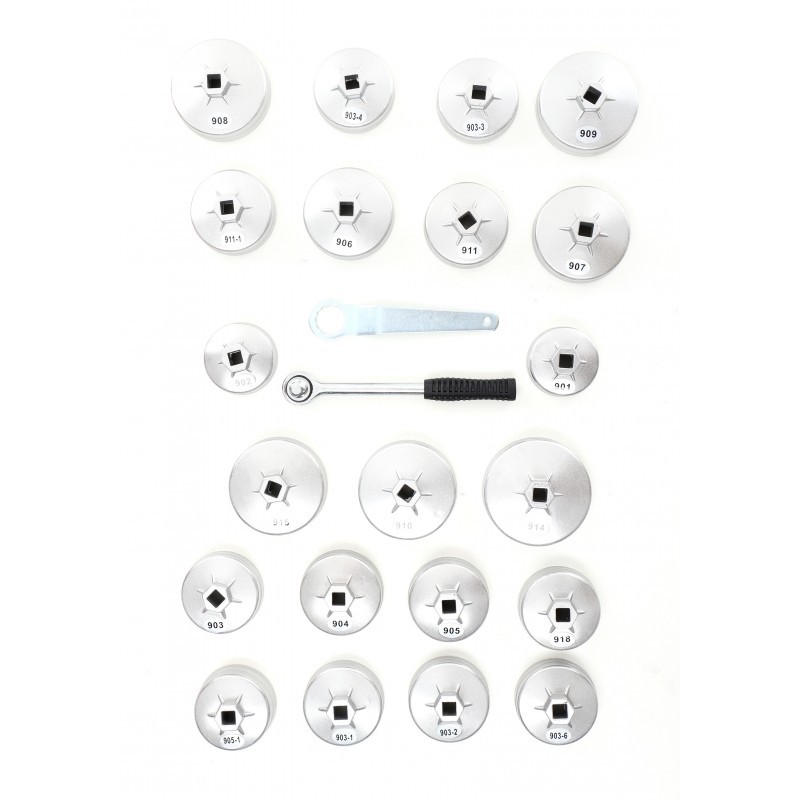 Zestaw nasadek do filtrów oleju 23 szt. KD10501