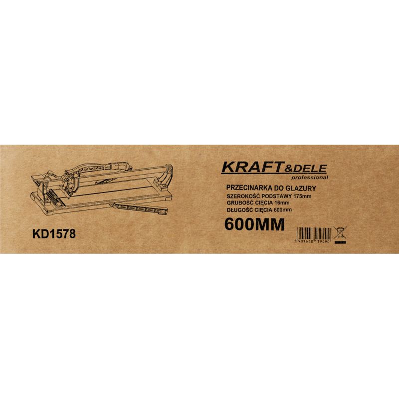 Przecinarka do glazury 600mm/16mm/175mm KD1578