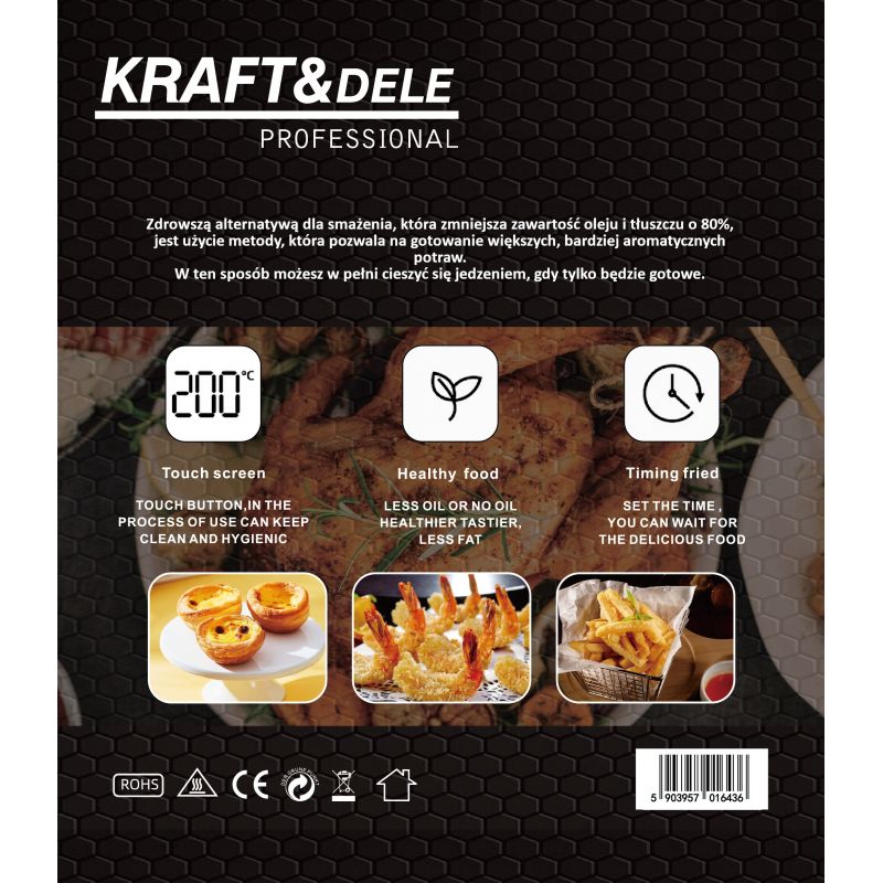 Bezolejová fritéza Airfryer 8 l, model KD4109