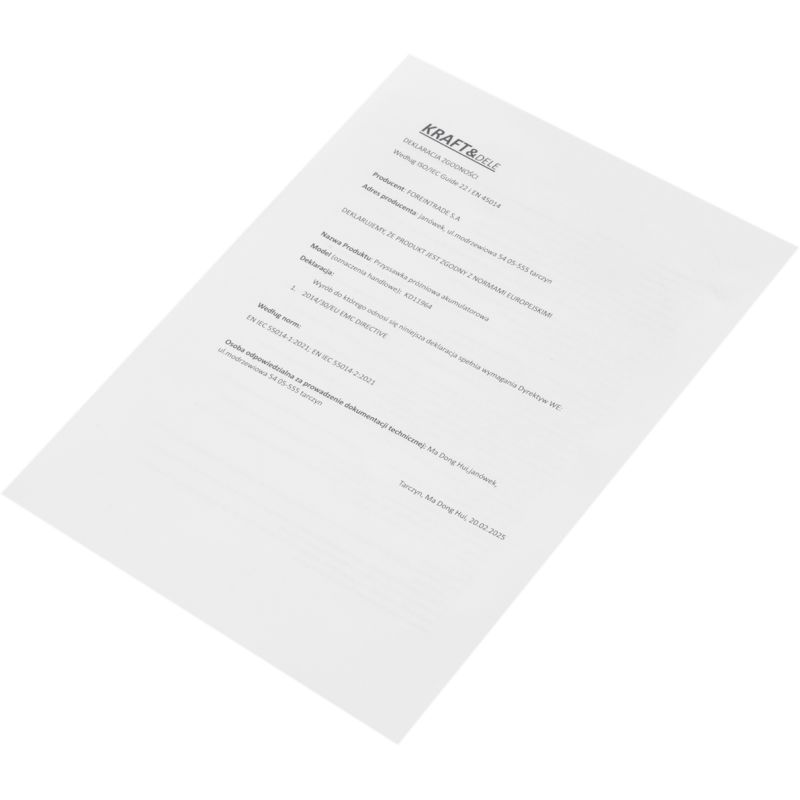 Przyssawka akumulatorowa 2000MM 200KG KD11964