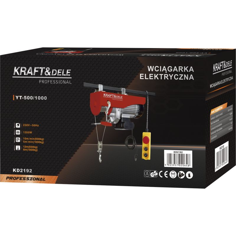 Wyciągarka elektryczna 230V 1350W KD2192