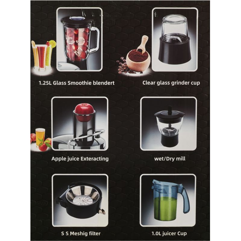 Odšťavovač 1500W + príslušenstvo KD4137