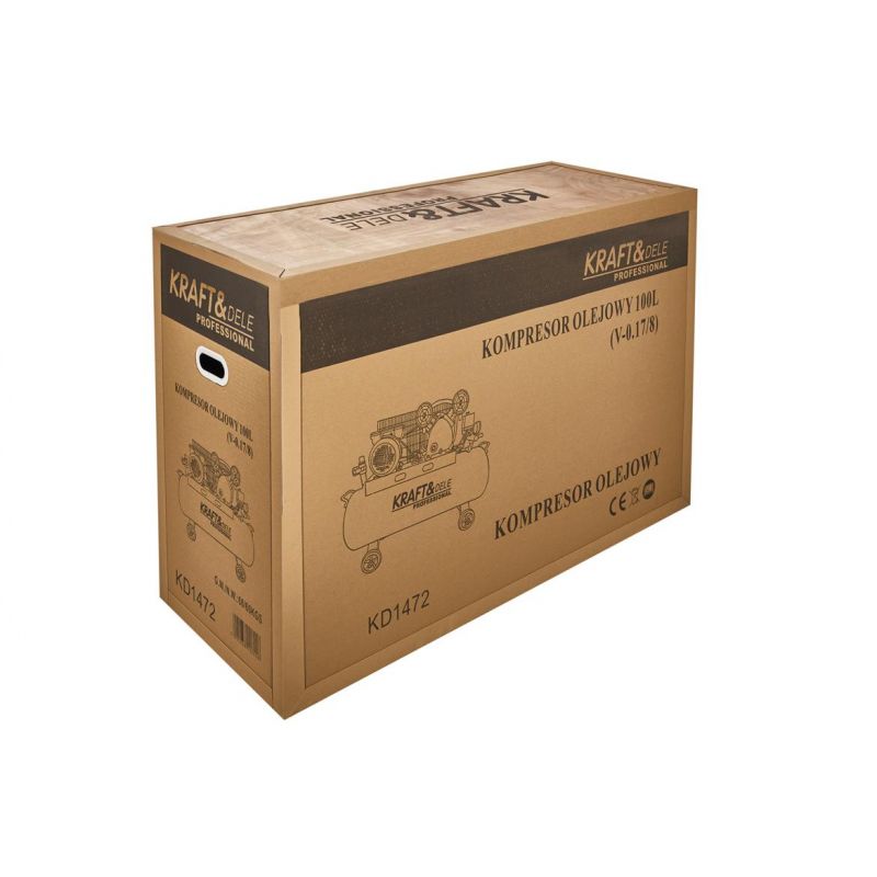 Olejový kompresor 100L 230V + separátor KD1472