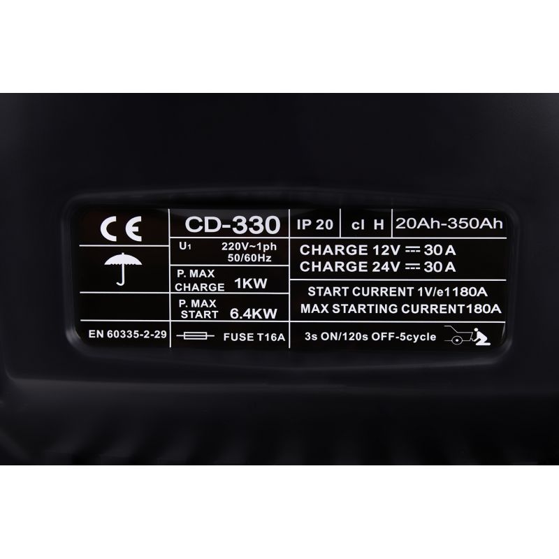 Prostownik z rozruchem 180A 12/24V KD1901