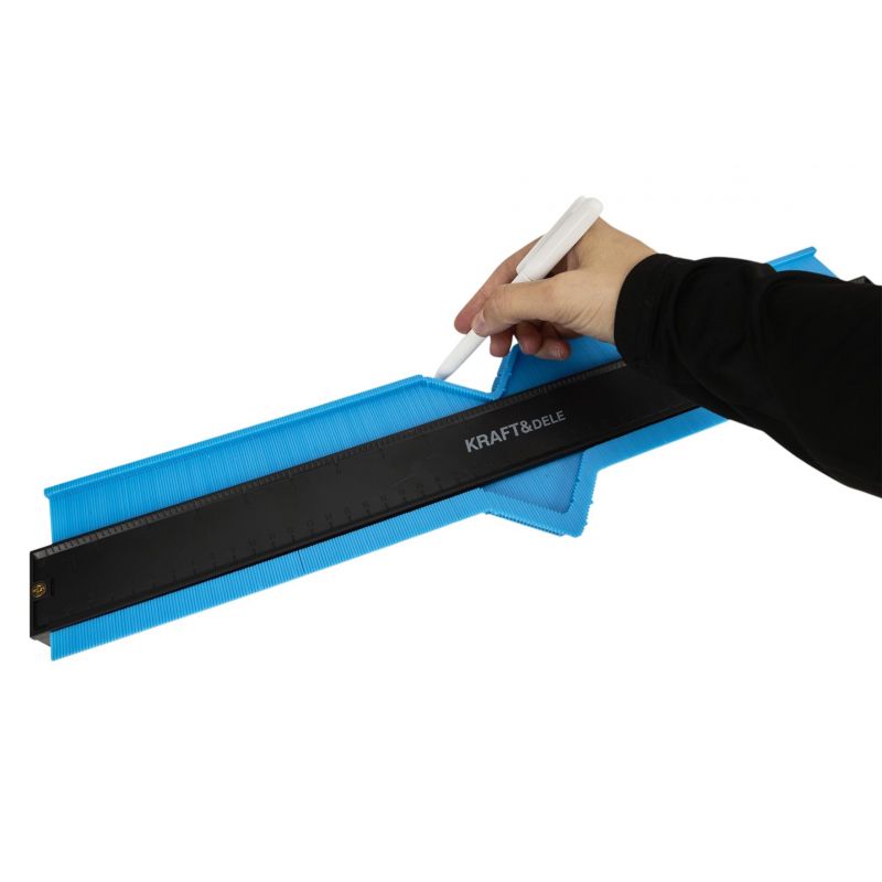 Wzornik szablon przymiar kształtów 125mm KD10387