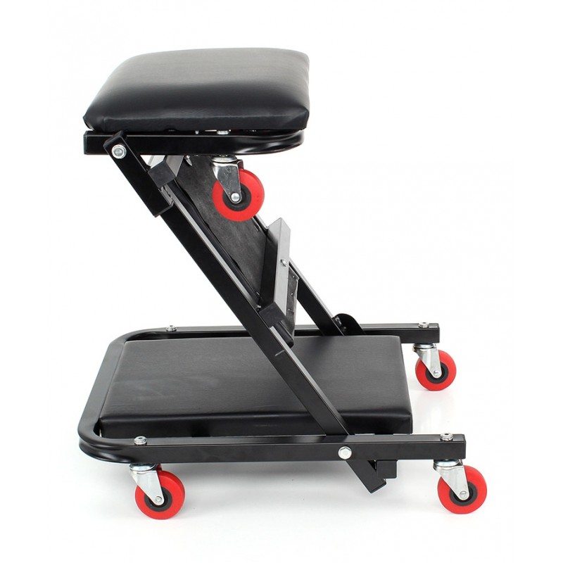 Leżak warsztatowy, siedzisko KD378 składane Leżanka