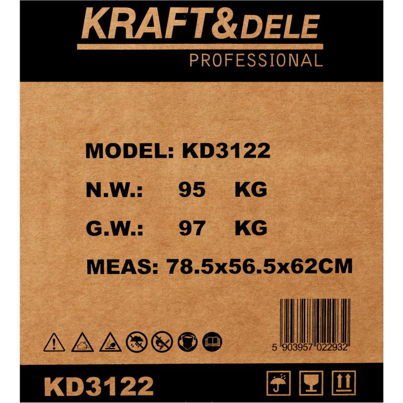 Agregat Prądotwórczy 12V 230V 400V 9kW Benzyna KD3122
