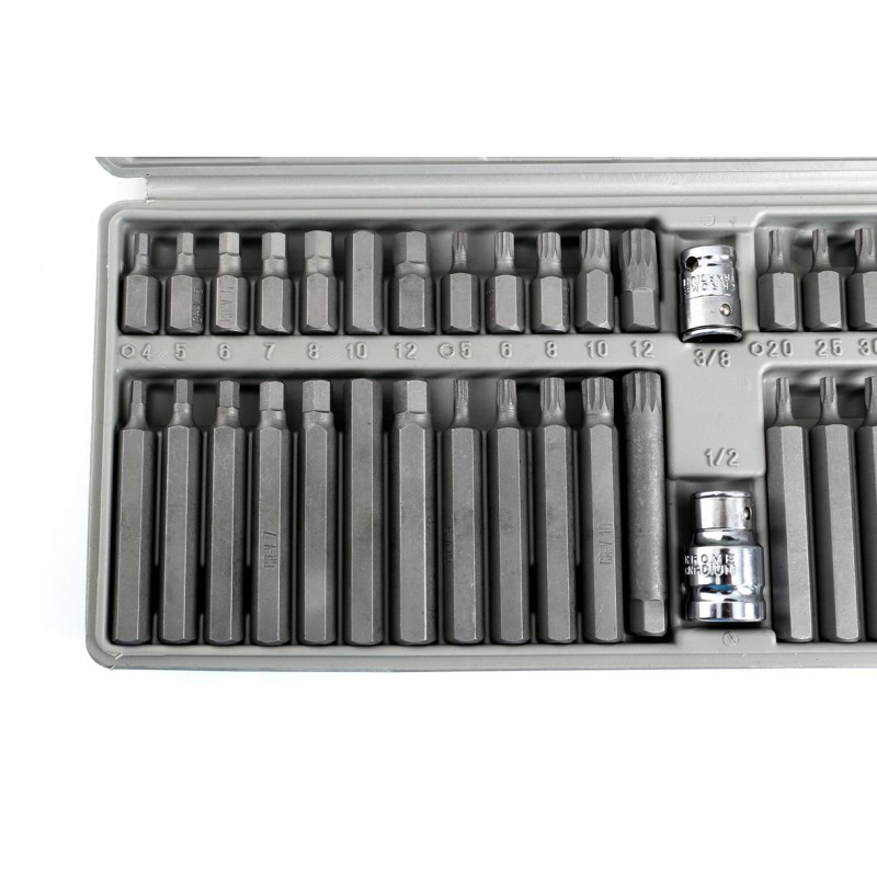 Komplet Bitów specjalnych KD10219 HEX, TORX, SPLINE 40cz
