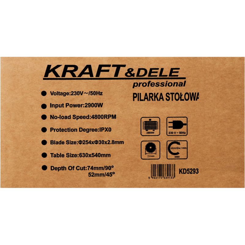 Pilarka stołowa tarczowa 2900W KD5293