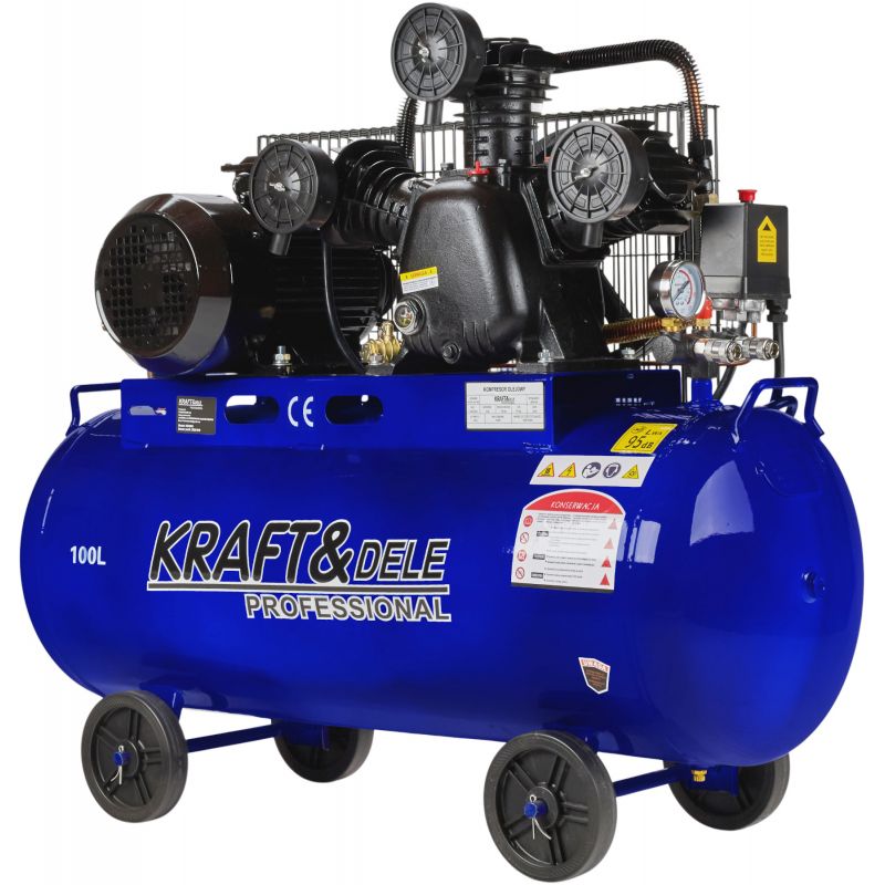 Kompresor olejowy 100L 4100W 650L/min KD4066