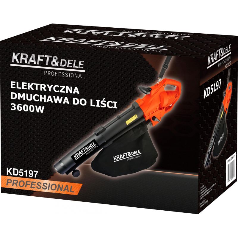 Elektrická fúkačka na lístie 3600 W, model KD5197