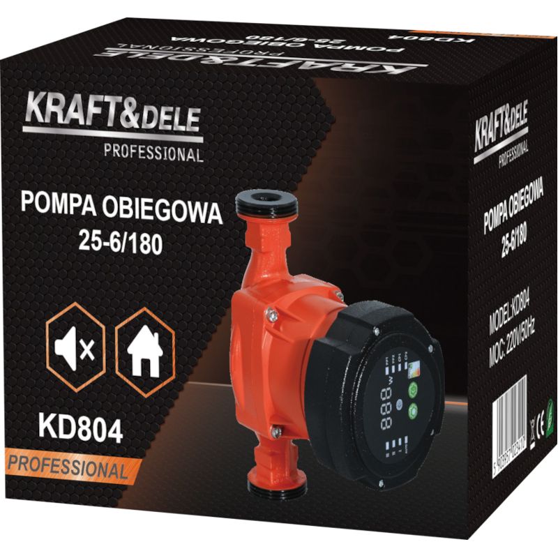 Pompa obiegowa 25-6/180 230V KD804