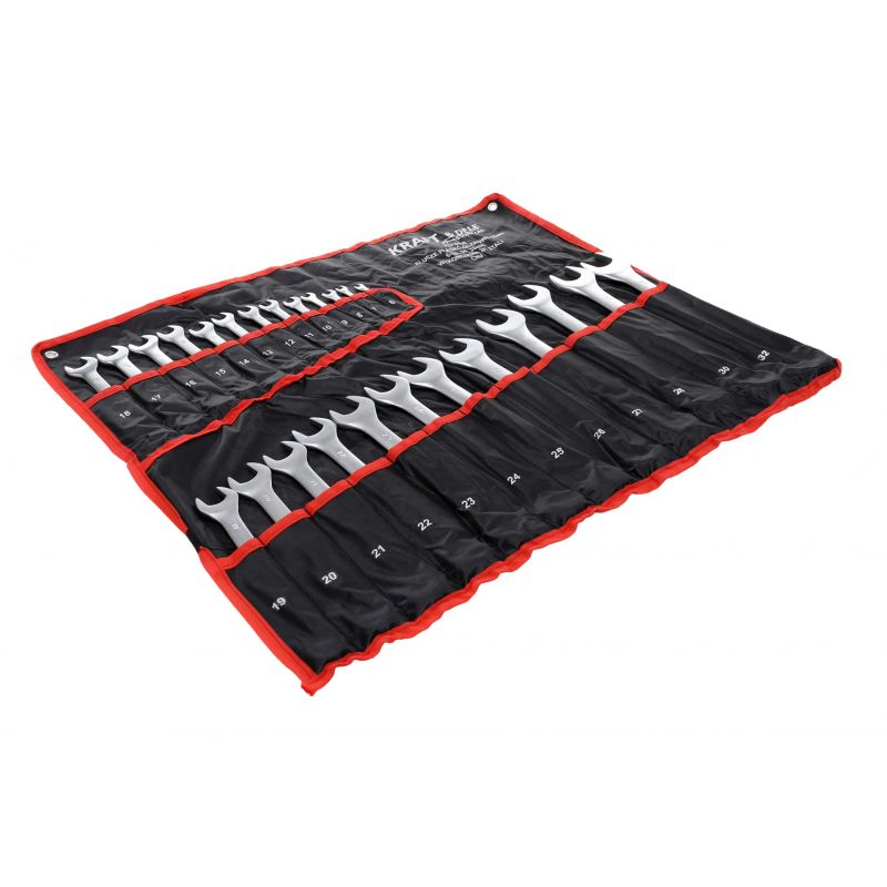 Klucze płasko-oczkowe 25el. KD10930