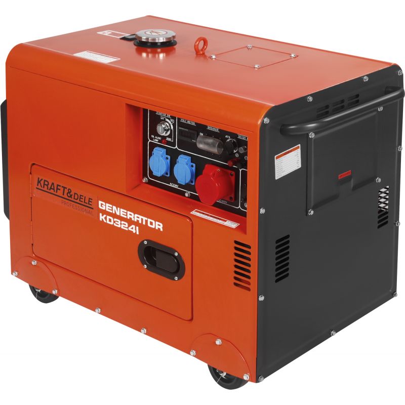 Agregat Prądotwórczy 230V 400V 7kW 16KM Diesel + ATS KD3241